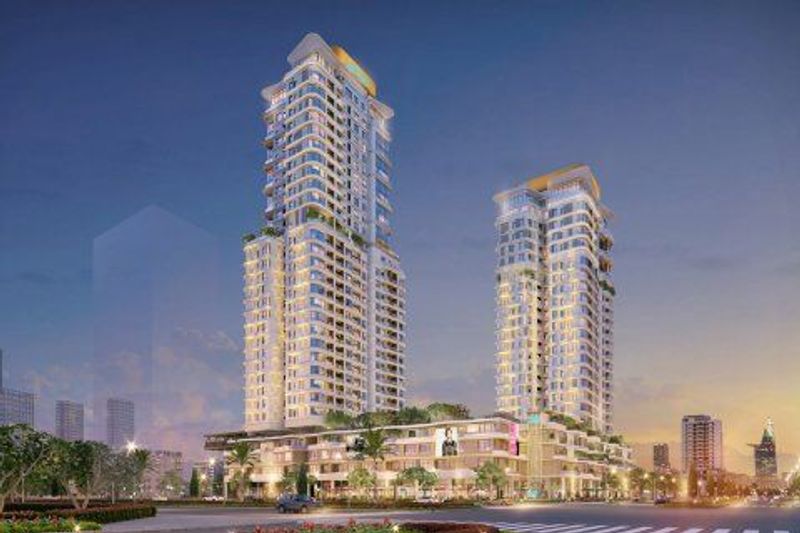 Thu Thiem Zeit River In Ho Chi Minh